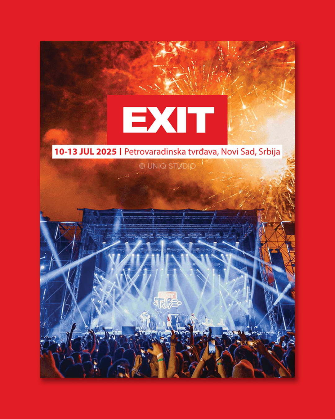 Flyer for EXIT festival